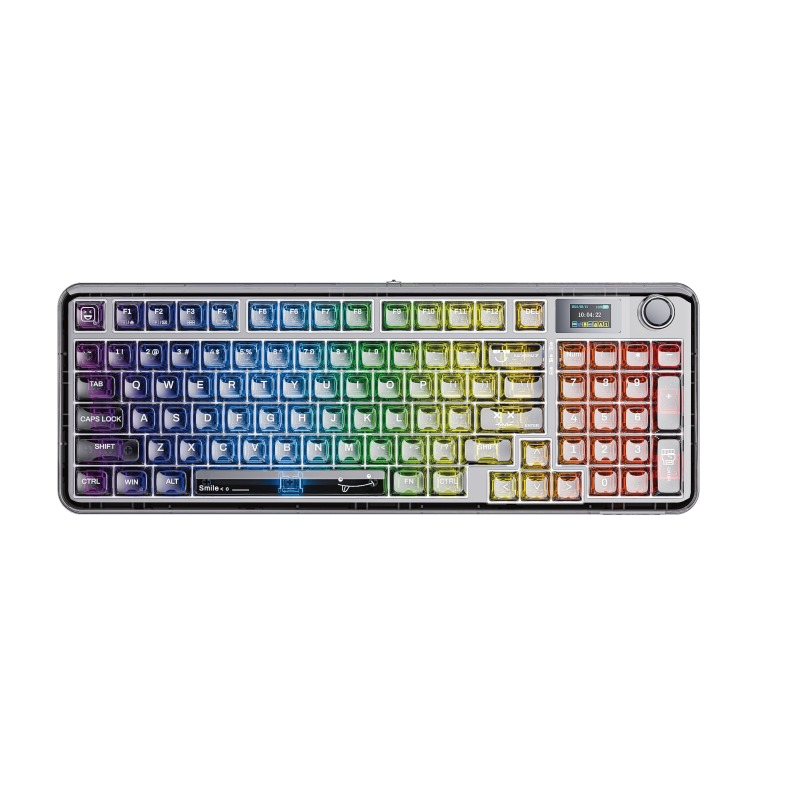 Keyboard Gaming Transparent - Tastiera Meccanica Wireless AULA F-NB98 96%