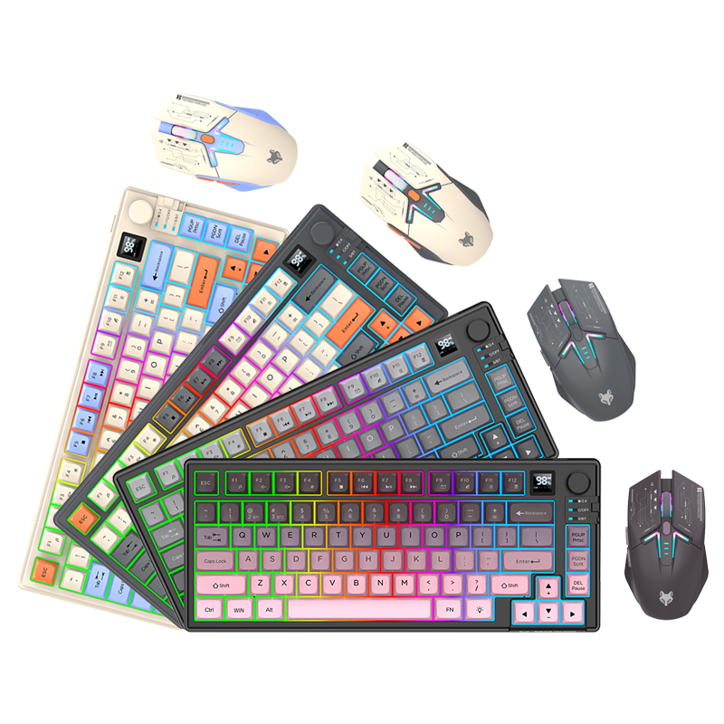 Keyboard Gaming Transparent - Set Tastiera e Mouse USB K920