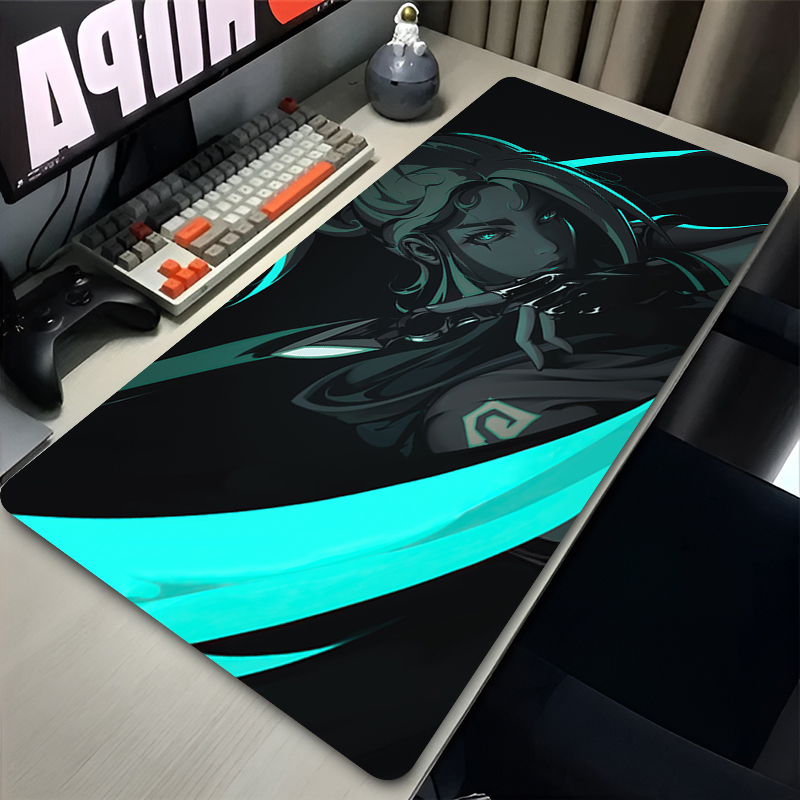 Gaming Keyboard Nearby - Tappetino per Mouse XXL Valorant Jett,