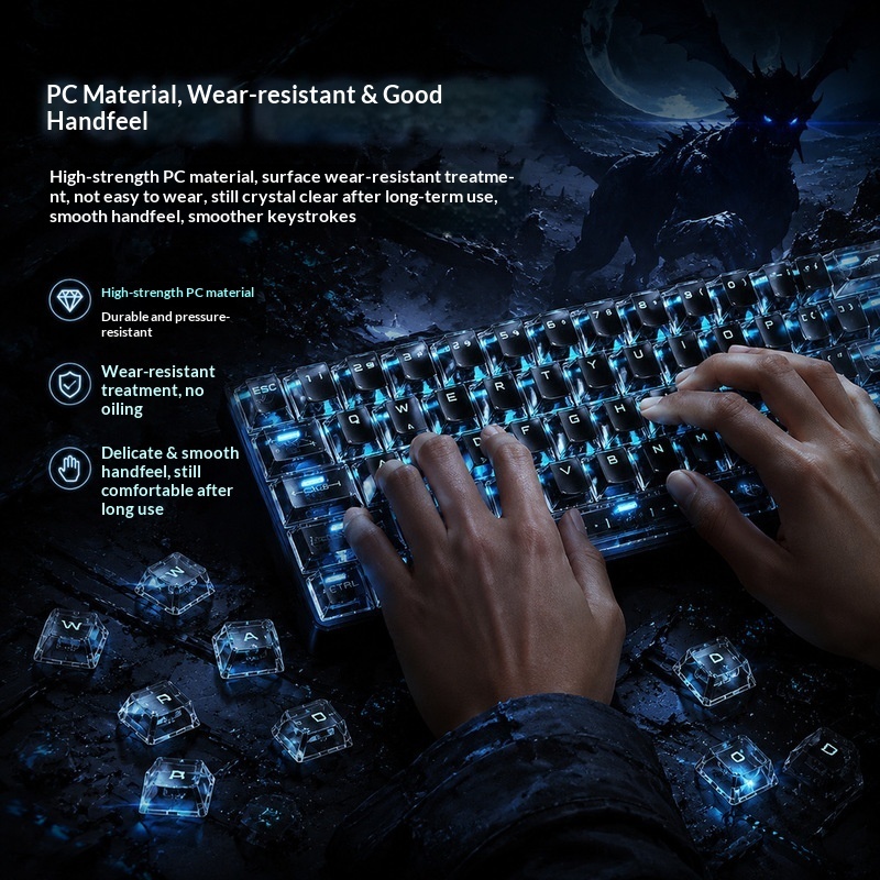Tasti Retroilluminati Traspare - Keyboard Gaming Transparent recensione e prezzo