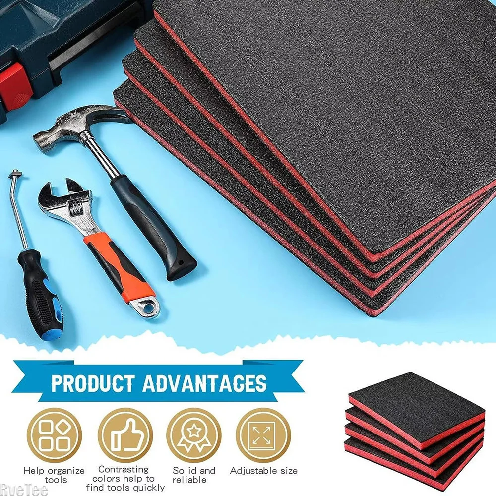 4 pezzi cassetta degli attrezz - Polyurethane Foam Sheet recensione e prezzo