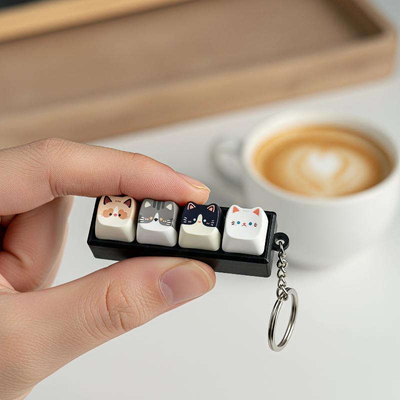 Keycap a Forma di Gatto Carton - Gaming Keyboard Non Mechanical recensione e prezzo