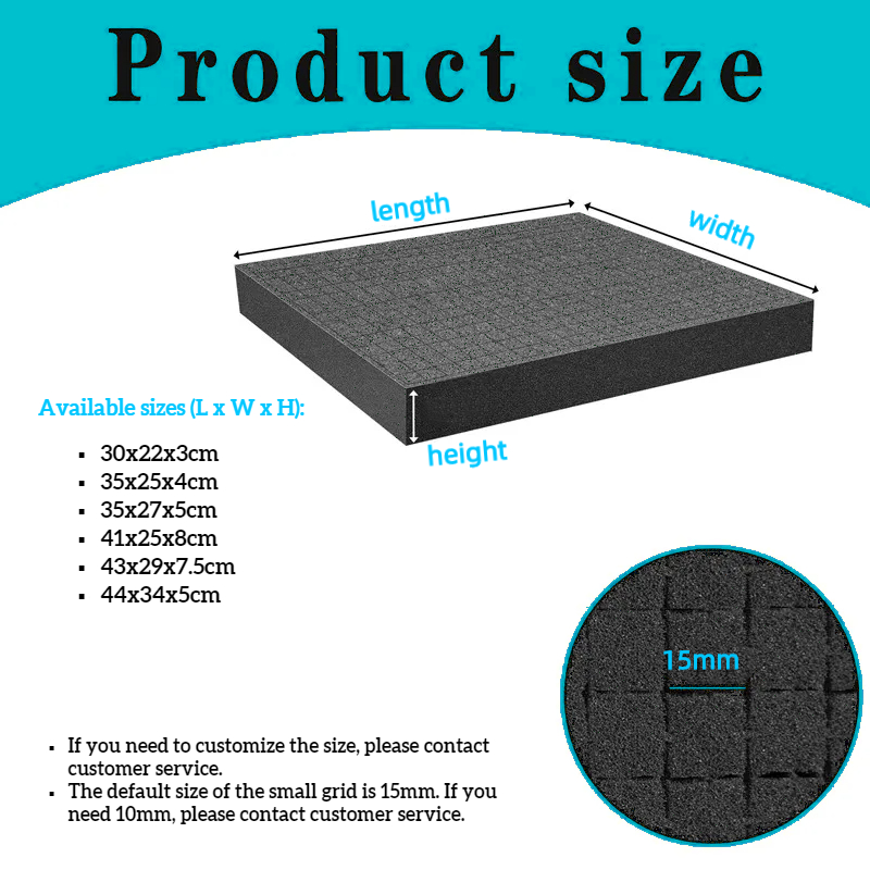 Inserto in schiuma pretagliata - Polyurethane Foam Sheet recensione e prezzo