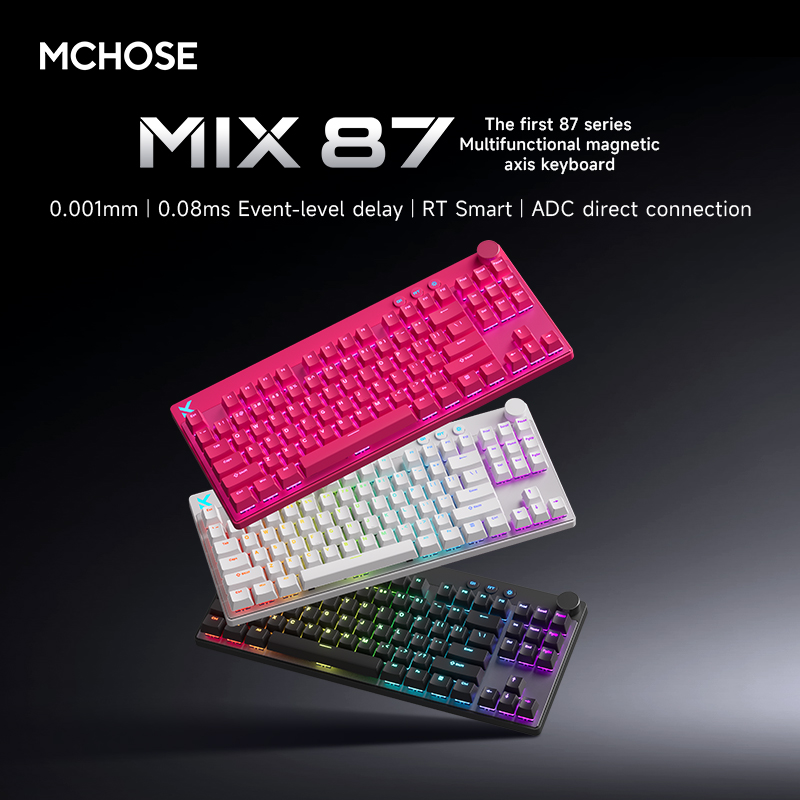 Mchose Mix87 Tastiera magnetic - Keyboard Gaming Transparent recensione e prezzo
